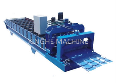 चीन धातु Slitter मशीन के साथ औद्योगिक एल्यूमिनियम चरण टाइल रोल बनाने मशीन आपूर्तिकर्ता