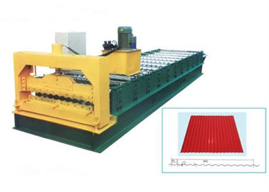 चीन स्टील जस्ती रूफ रोल 0.3 बनाने के लिए मशीन बनाने - 0.8 मिमी मोटाई टाइल आपूर्तिकर्ता