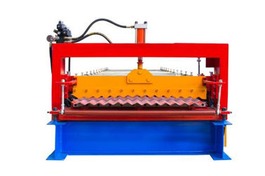 चीन औद्योगिक धातु छत पैनल मशीन, नीली रंग छत शीट बनाने की मशीन आपूर्तिकर्ता