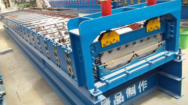चीन सीई ब्लू रंग शीत रोल बनाने मशीनों के साथ 3 - 6 मीटर / मिन प्रोसेसिंग गति आपूर्तिकर्ता