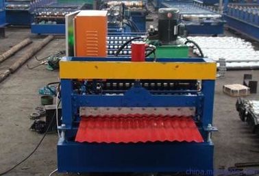 चीन धातु जस्ता IBR प्रोफ़ाइल स्वचालित रोल बनाने की मशीन 7600 * 1300 * 1500 मिमी आकार आपूर्तिकर्ता