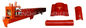 उच्च क्षमता मैनुअल Uncoiler के साथ लाल रंग स्मार्ट शीट धातु बनाने उपकरण आपूर्तिकर्ता