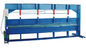 जस्ती इस्पात कुंडल के लिए नीली रंग 4 मीटर चौड़ाई हाइड्रोलिक शीट झुका मशीन आपूर्तिकर्ता